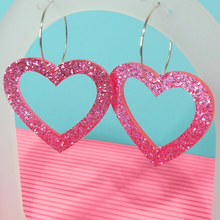 Load image into Gallery viewer, Sparkly Pink Hearts
