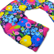 Load image into Gallery viewer, Neck Wrap Floral Fancy by Pattern Play Studio Heat/Cold Pack  (8 Section U Shape) (Copy)
