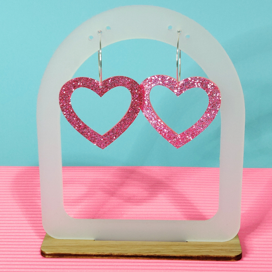 Sparkly Pink Hearts