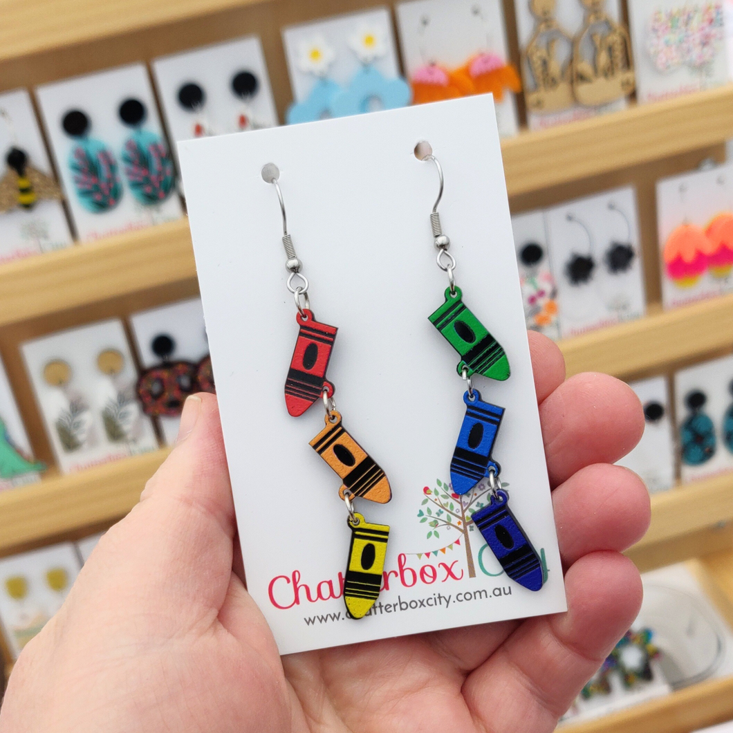 Crayons Statement Earrings