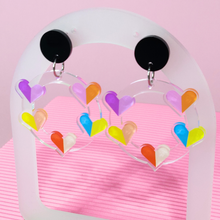 Load image into Gallery viewer, Circle of Love Statement Earrings
