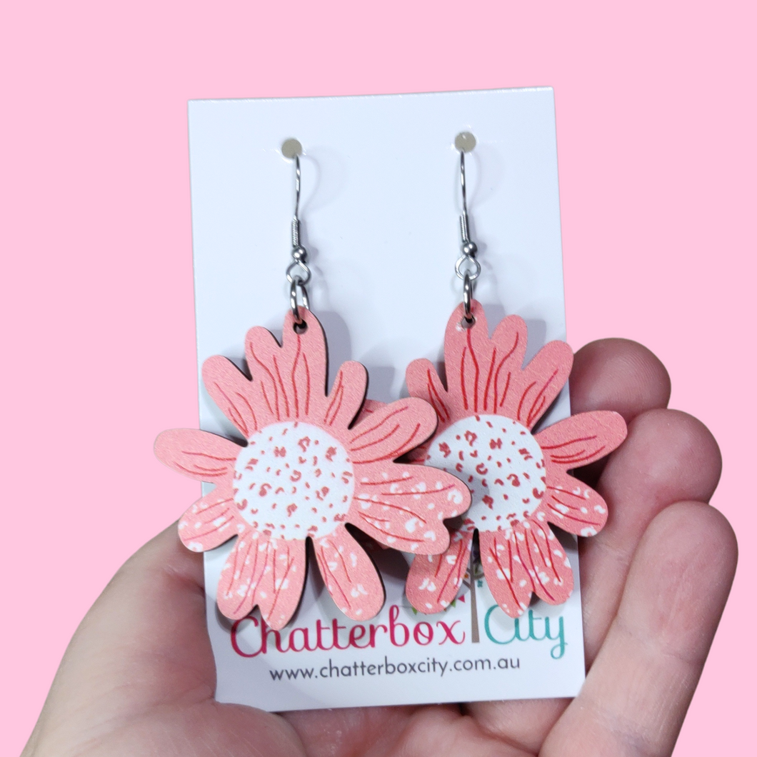 Flower Statement Earrings