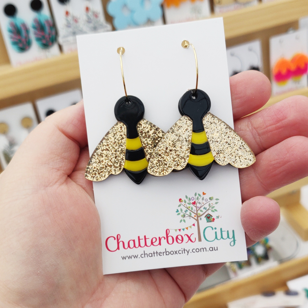 Bees Statement Hoops