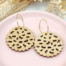 Load image into Gallery viewer, Bamboo Frillies Earrings
