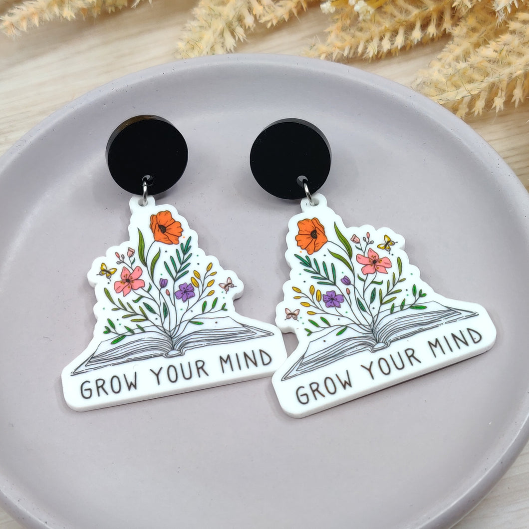 Grow Your Mind Statement Earrings